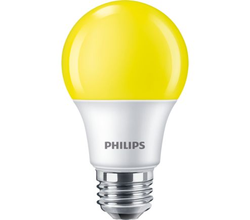 8A19/LED/YELLOW/P/ND 120V 4/1FB