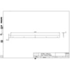 Dimension Drawing (without table) - ZCP386 L100 glare shield  (10 pcs)