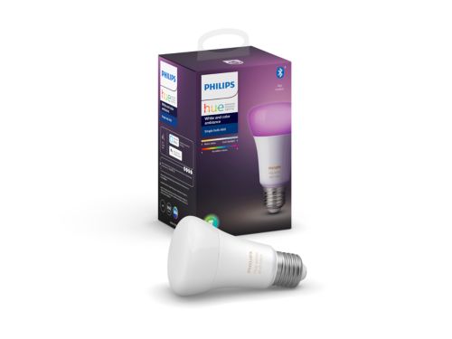Philips Hue luz branca e colorida ambiente A60 - Lâmpada inteligente E27 - 800