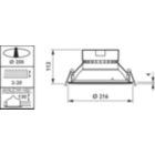 DN130B LED20S/830 IP44 II WH | 910500458084 | lighting