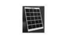 Solar panel with tiltable legs