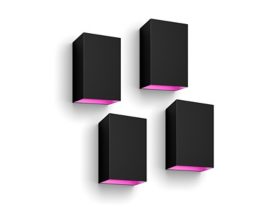 Hue paket: 4st Resonate vägglampor