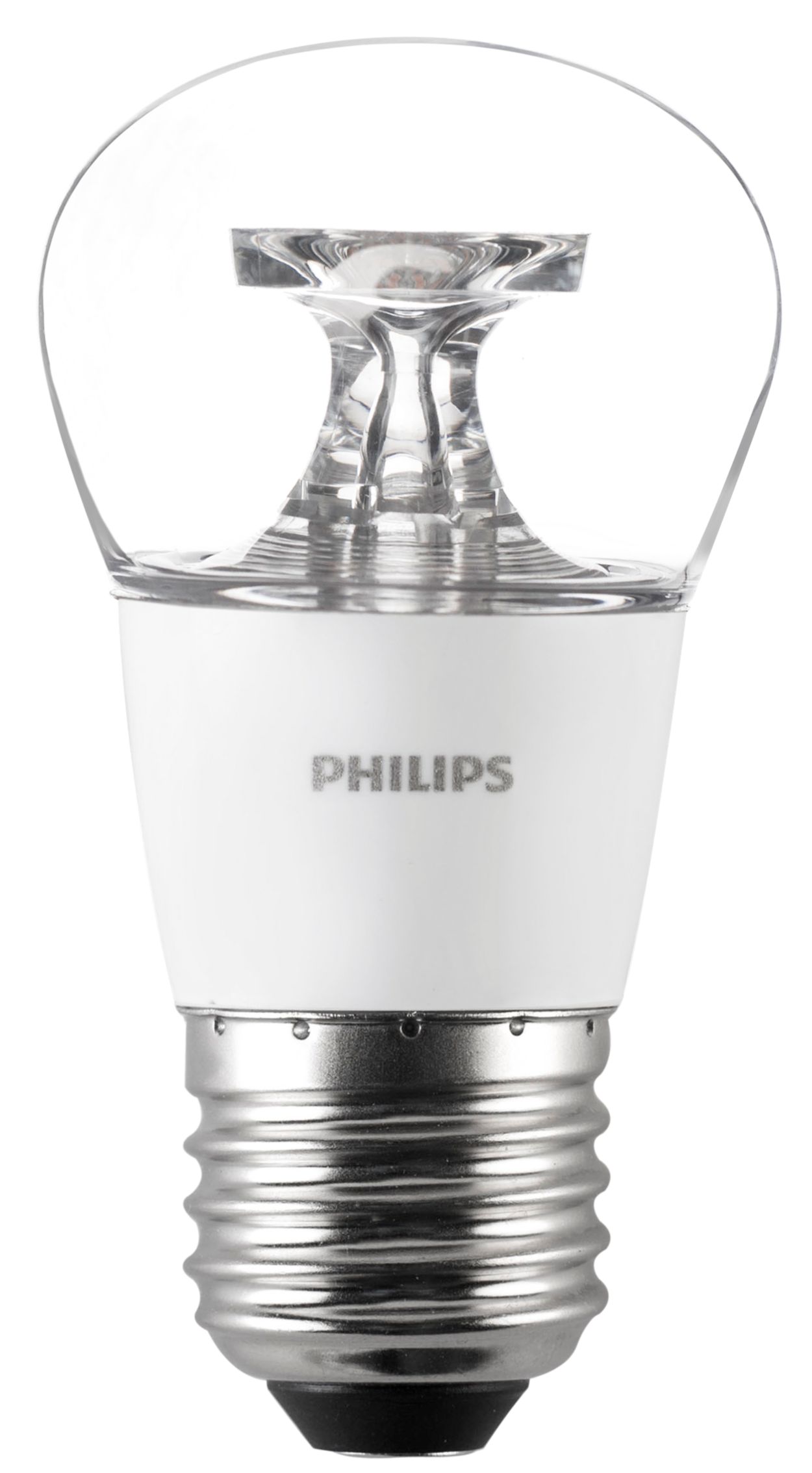 Clear LED candle bulbs add a sparkle to your home