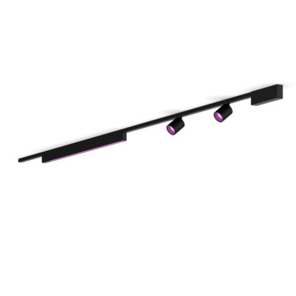 An image of product of the Perifo straight ceiling base kit (2 spots, 1 light bar)