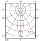 Light Distribution Diagram - Master LED PAR30L 20W 30D 840