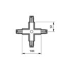 Dimension Drawing (without table) - ZRS750 CPX WH (XTS38-3)