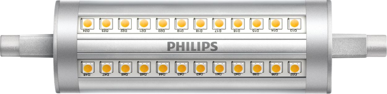 Mains-voltage linear R7S with very high light output