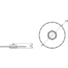 Dimension Drawing (without table) - BY122P G4 LED250S/840 PSU WB