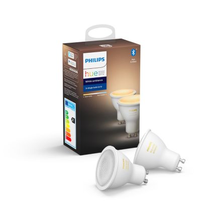 An image of product of the Hue White ambiance 2 sztuki, GU10