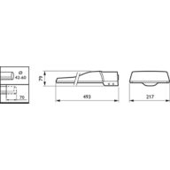 Dimension Drawing (without table) - BRP102 LED110/740 I DM