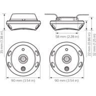 Dimension Drawing (without table) - DUS804CS-UP