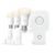 Pack de 2 capteurs de contact Hue Secure + 1x détecteur de mouvement + 3x Ampoules E27 blanc + Bridge