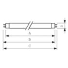 Dimension Drawing (with table) - MASTER TL-D 90 Graphica 36W/952 SLV/10