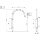   - 880 mm - 60 mm - 0° - RAL color - 