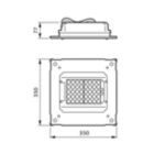 Dimension Drawing (without table) - EDP769 LED50/722 II MK-WH DM50 FG SRG10