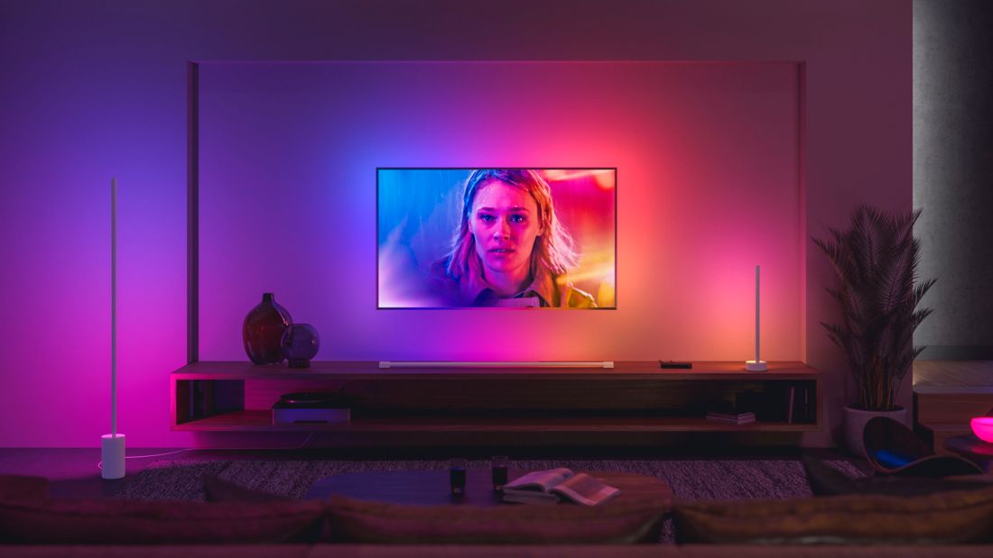 Sync movies, TV shows, music, and games to smart lights