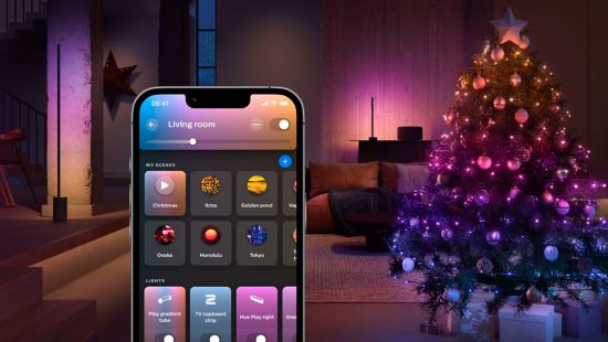Customise with the Hue app
