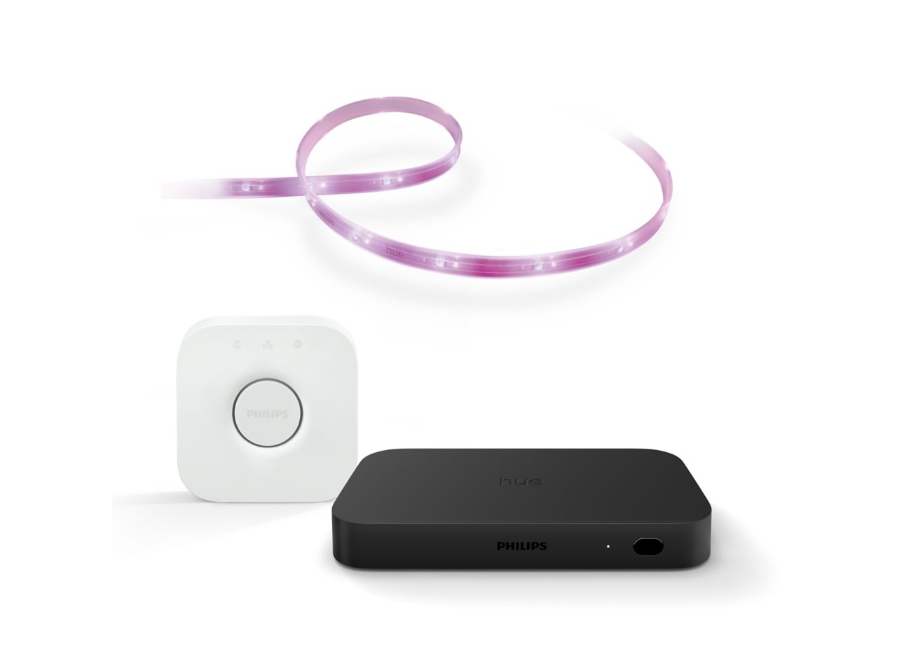 Hue Bundle: LED Lightstrip Plus 2m + Sync Box + Bridge