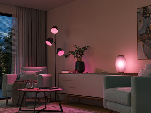 Philips Hue White & Color Ambiance, ampoule LED connectée E14, compatible  Bluetooth, pack de 2, fonctionne