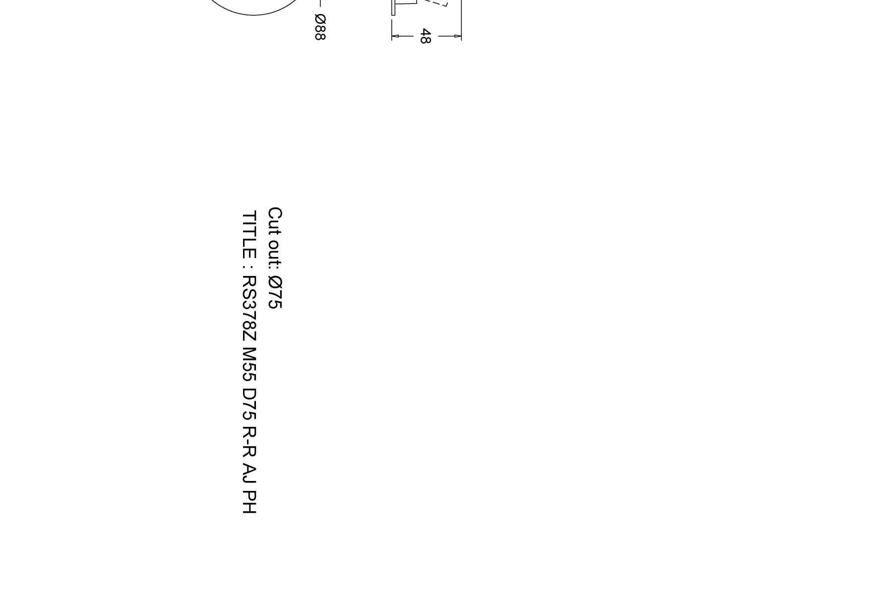 RS378Z M55 D75 R-R AJ PH EU | 911401501591 | Philips lighting