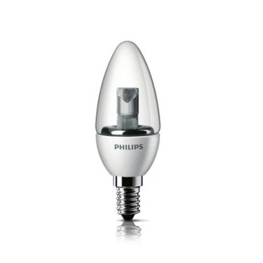 Ampoule Flamme E14 à LED Philips MASTER LED 4W blanc chaud