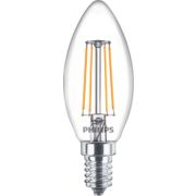 Philips (PHL) Led Filamentkaarslamp helder 40W B35 E14 x3