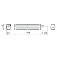Dimension Drawing (without table) - WT035C LED37/NW PSU GM CFW L1500
