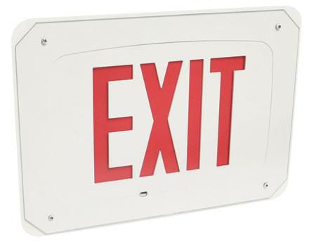 SC Series Recessed Die Cast LED Exit Sign