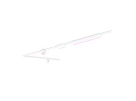 Perifo L-shaped ceiling base kit (2 spots, 1 light bar)