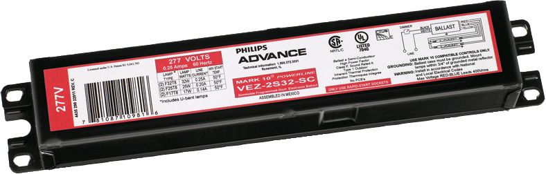 VEZ3S32SC35I Fluorescent Electronic Dimming Ballast Philips Lighting;Signify Electronics