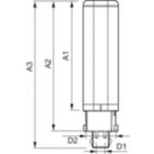  G24q-2 Tube, single-ended
