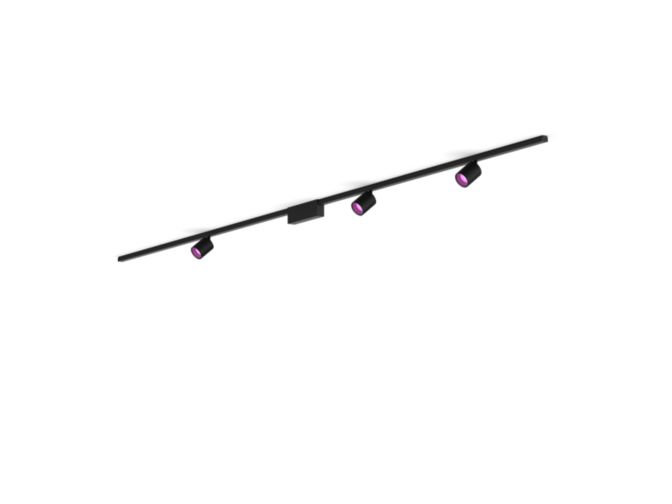Gros plan de l'avant de Perifo kit de base pour plafond, droit (3 spots)