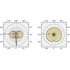 Light Distribution Diagram - CDM-TC 70W/830 G8.5 T4 CL
