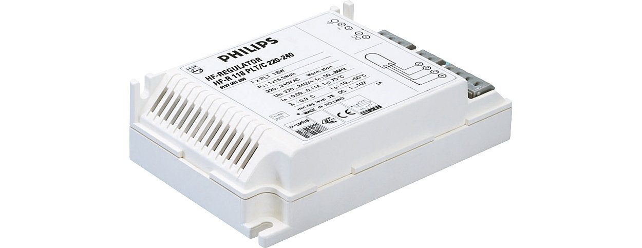HF-Regulator II for PL-T/C – Dimming: a next step in energy saving