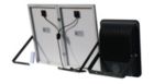 Smart Bright Solar Flood light 4800 lm back view