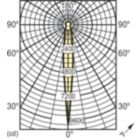 Light Distribution Diagram - PAR38 120W E27 24V SP 10D 1CT/12