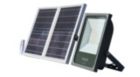 Smart Bright Solar Flood light 2000 lm side view