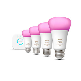 541789 for sale online Philips Hue Color 3pk Starter Kit With Lightswitch 
