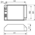 Dimension Drawing (with table) - HID-AV C 35-70 /S CDM 220-240V 50/60Hz