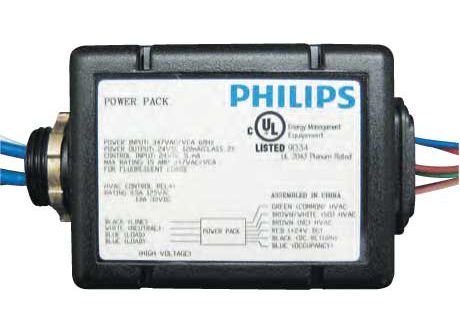 Power pack, 120-230-277VAC, CEC Title 24 compliant manual on and automatic off operation