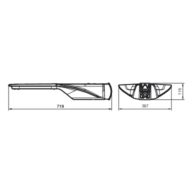Dimension Drawing (without table) - BRP471 LED 47/NW 36W 220-240V DME