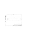 Dimension Drawing (without table) - ZCP385 L52 glare shield (16 pcs)