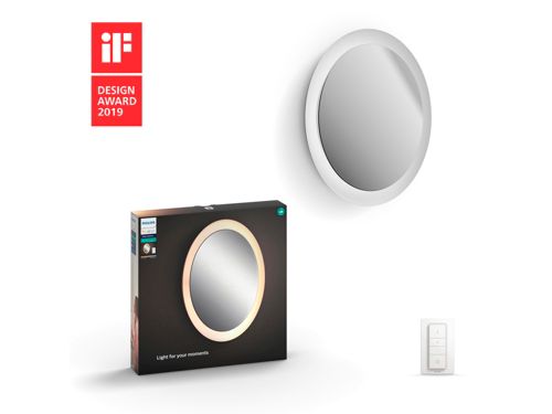Hue White ambiance Adore Bathroom lighted mirror
