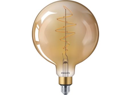 LED classic-giant 40W E27 G200 GOLD DIM