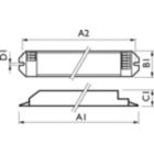 Dimension Drawing (with table) - EB-C 118 TL-D 220-240V 50/60Hz