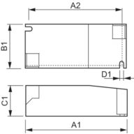 Dimension Drawing (with table) - HID-PV m 20 /S CDM 220-240V 50/60Hz