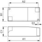 Dimension Drawing (with table) - HID-PV m 50 /S CDM HPF 220-240V 50/60Hz