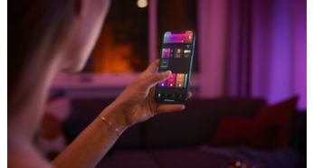 Z aplikacijo s tehnologijo Bluetooth upravljajte do 10 svetil