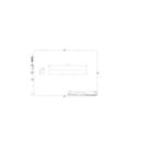 Dimension Drawing (without table) - ZCP380 L51 glare shield (10 pcs)