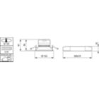 Dimension Drawing (without table) - DN140B LED10S/830 PSD-E WR ELB3